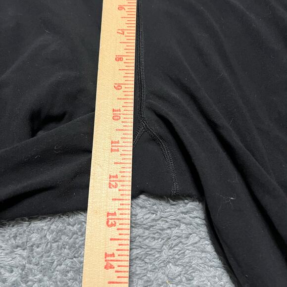 Athleta Leggings Pants Womens Large Black Salutation Stash Pocket - Picture 8 of 9